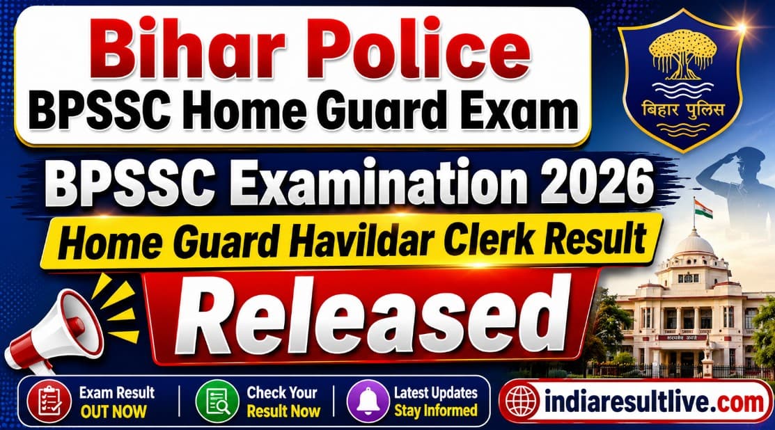 BPSSC Bihar Home Guard Havildar Clerk Recruitment 2026