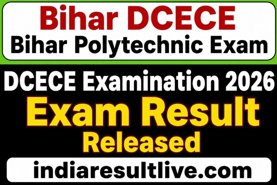 DCECE Bihar Polytechnic 2026