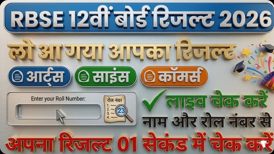 Rajasthan Board 12th Result 2026