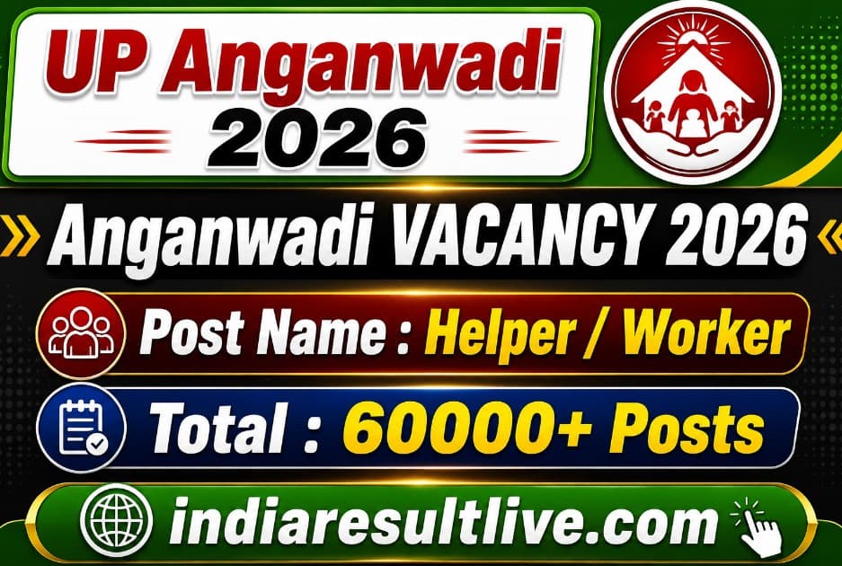 UP Anganwadi Bharti 2026